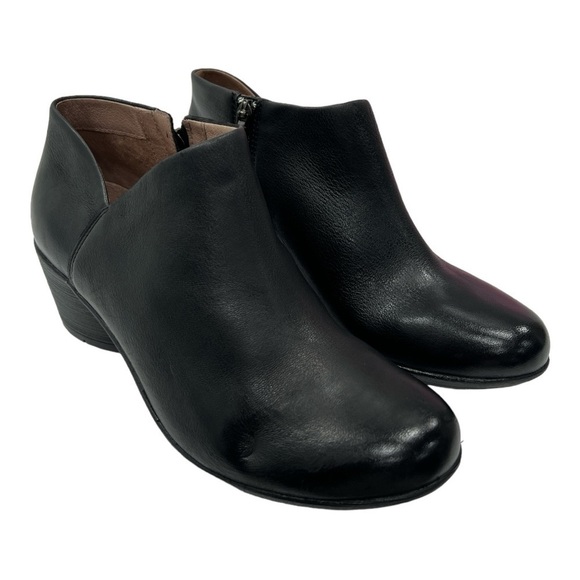 Dansko Raina Black Leather Women's Ankle Boot size EUR 40 US 9.5-10 - Picture 2 of 9